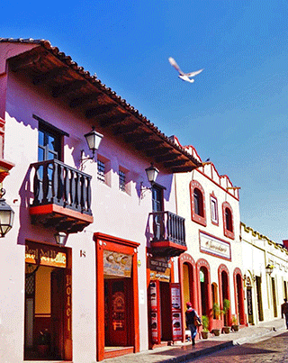 Entrada al Hotel Real del Valle